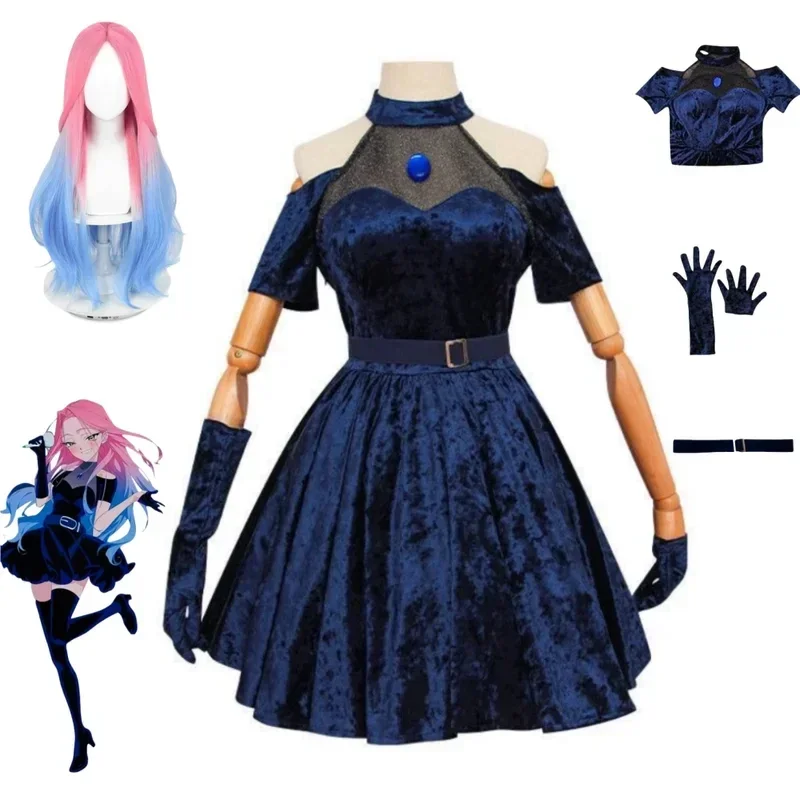 Mizi Cosplay Costume Anime Ali - đánh giá và giá Anime Cosplay Blue Hair
